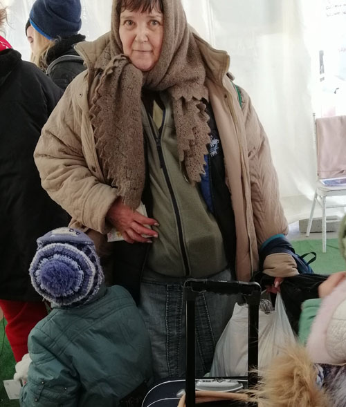 refugee woman