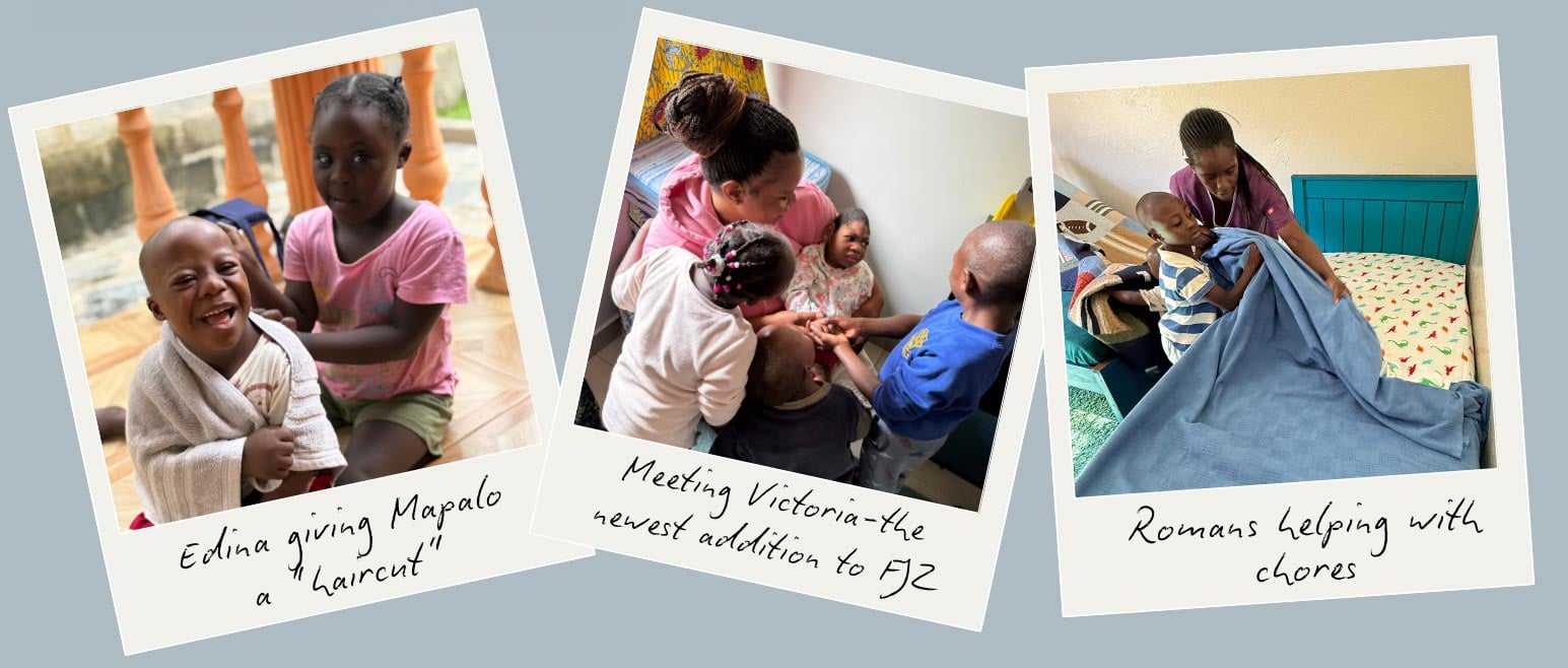 3 photos of life at Finding Joy